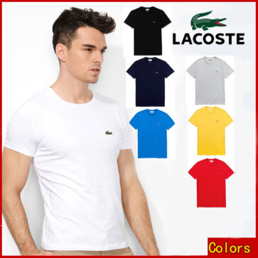 קטלוג חולצות קצרות חלקות לגברים לקוסט LACOSTE