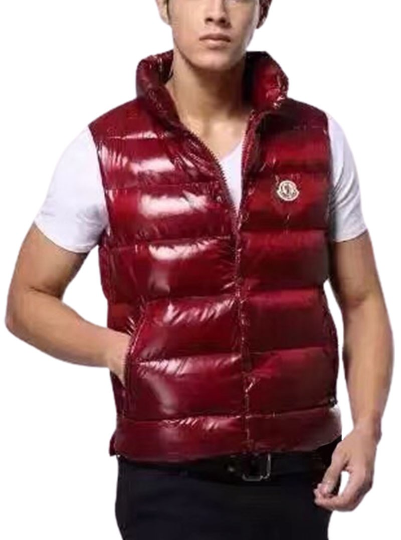 mens moncler red